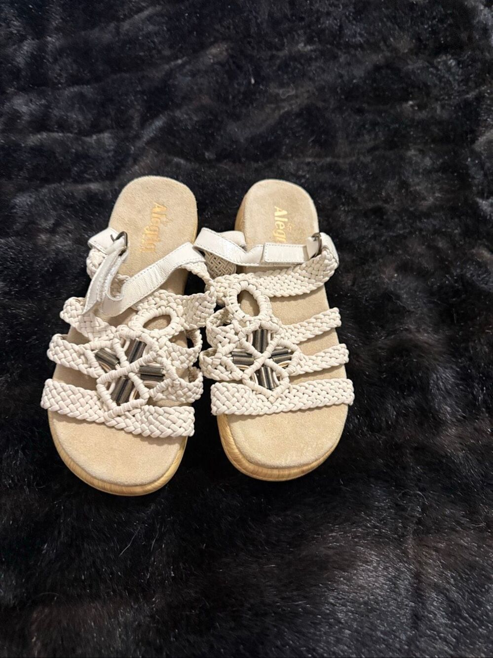 Womens Alegria Jena  Jen-601 rope sandals shoes 40 9.5 strappy vacation